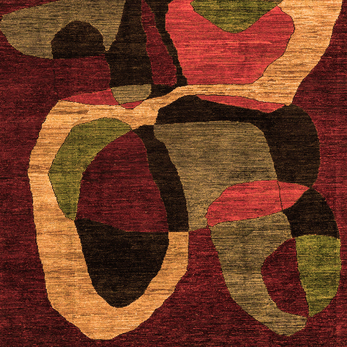 Oriental Orange Modern Rug, abs4245org