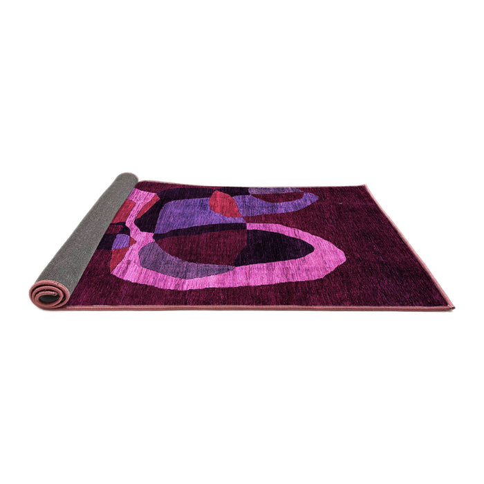 Sideview of Oriental Pink Modern Rug, abs4245pnk