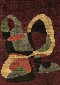 Oriental Brown Modern Rug, abs4245brn