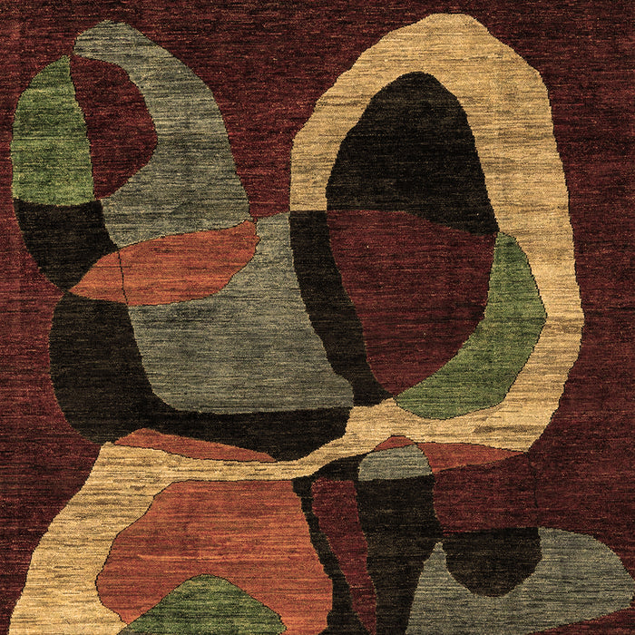 Oriental Brown Modern Rug, abs4245brn