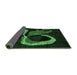 Sideview of Oriental Emerald Green Modern Rug, abs4245emgrn