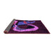 Sideview of Oriental Purple Modern Rug, abs4245pur