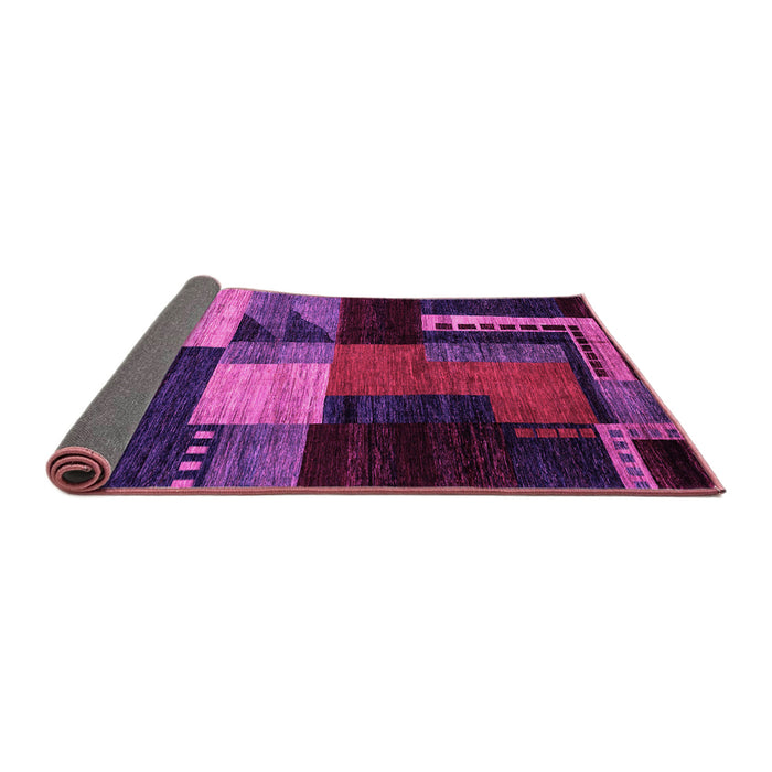 Sideview of Oriental Pink Modern Rug, abs4246pnk