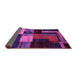 Sideview of Oriental Pink Modern Rug, abs4246pnk