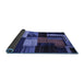 Sideview of Oriental Blue Modern Rug, abs4246blu