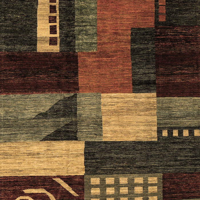 Oriental Brown Modern Rug, abs4246brn
