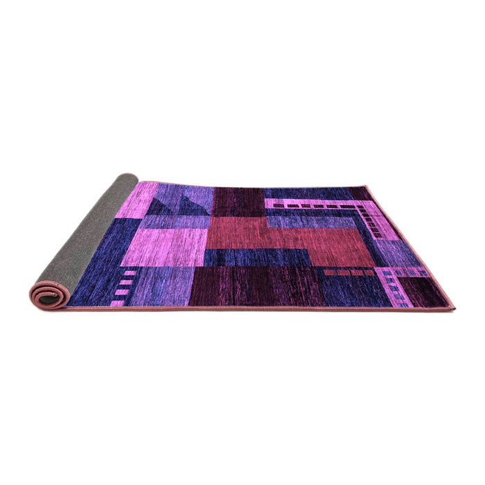 Sideview of Oriental Purple Modern Rug, abs4246pur