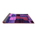 Sideview of Oriental Purple Modern Rug, abs4246pur