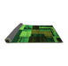 Sideview of Oriental Green Modern Rug, abs4246grn