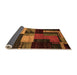 Sideview of Oriental Orange Modern Rug, abs4246org