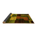 Sideview of Oriental Yellow Modern Rug, abs4246yw