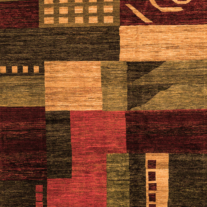 Oriental Orange Modern Rug, abs4246org