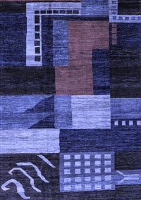 Oriental Blue Modern Rug, abs4246blu