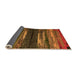 Sideview of Oriental Orange Modern Rug, abs4247org