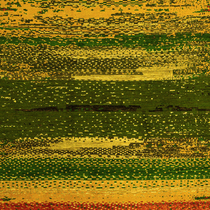 Oriental Yellow Modern Rug, abs4247yw