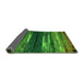 Sideview of Oriental Green Modern Rug, abs4247grn