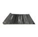 Sideview of Oriental Gray Modern Rug, abs4247gry