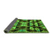 Sideview of Oriental Green Modern Rug, abs4248grn