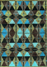 Oriental Light Blue Modern Rug, abs4248lblu