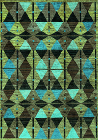 Oriental Turquoise Modern Rug, abs4248turq