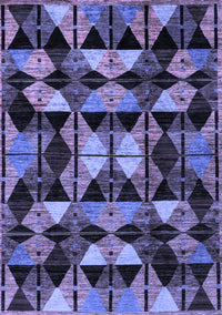 Oriental Blue Modern Rug, abs4248blu