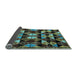 Sideview of Oriental Light Blue Modern Rug, abs4248lblu