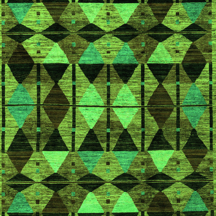 Oriental Green Modern Rug, abs4248grn