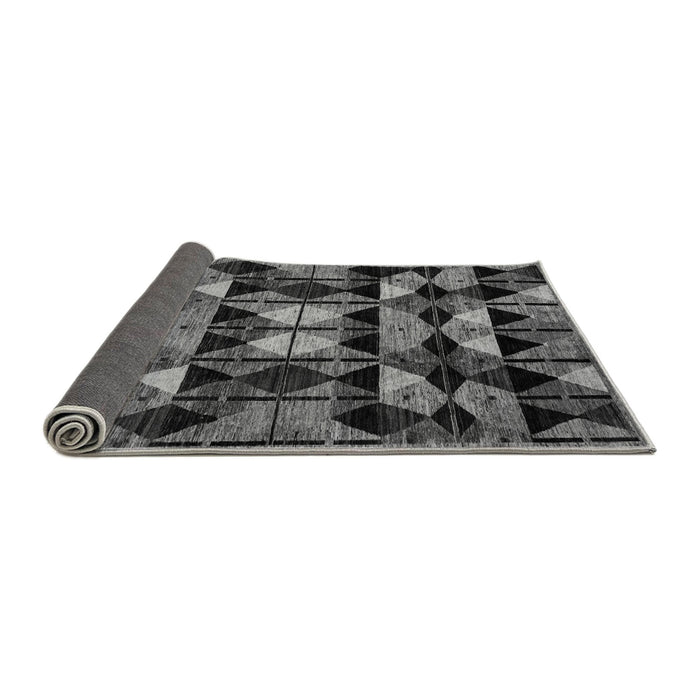 Sideview of Oriental Gray Modern Rug, abs4248gry