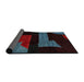 Sideview of Abstract Red Oriental Rug, abs4249