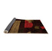 Sideview of Oriental Orange Modern Rug, abs4249org