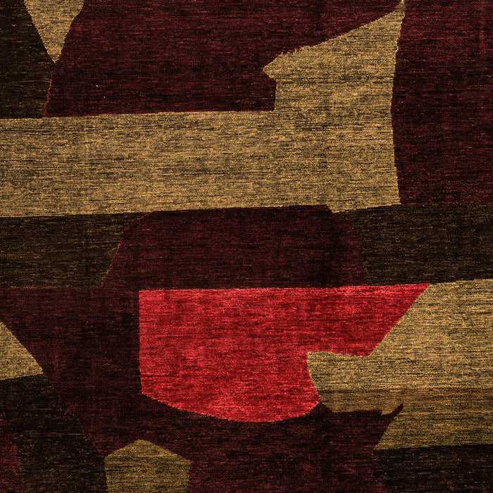 Machine Washable Oriental Orange Modern Area Rugs, wshabs4249org