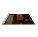 Sideview of Machine Washable Oriental Brown Modern Rug, wshabs4249brn