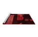 Modern Red Washable Rugs