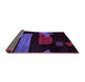 Sideview of Oriental Purple Modern Rug, abs4249pur