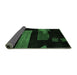 Sideview of Oriental Emerald Green Modern Rug, abs4249emgrn