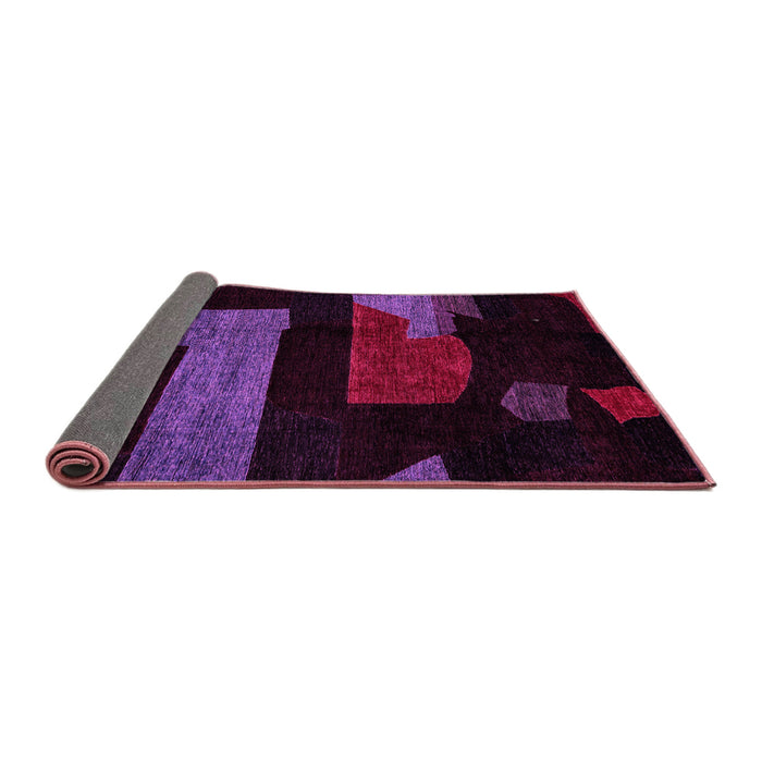 Sideview of Oriental Pink Modern Rug, abs4249pnk