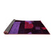 Sideview of Oriental Pink Modern Rug, abs4249pnk