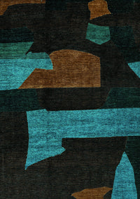 Oriental Turquoise Modern Rug, abs4249turq