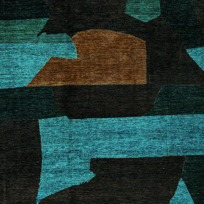 Oriental Turquoise Modern Rug, abs4249turq