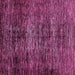 Square Machine Washable Abstract Pink Modern Rug, wshabs424pnk