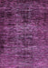 Machine Washable Abstract Purple Modern Area Rugs, wshabs424pur