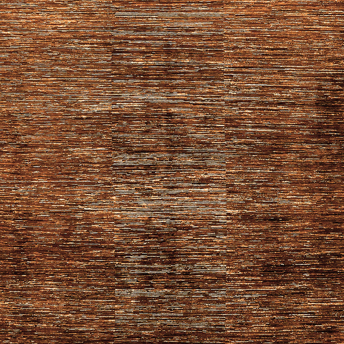 Square Abstract Orange Modern Rug, abs424org