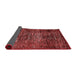 Abstract Red Modern Area Rugs