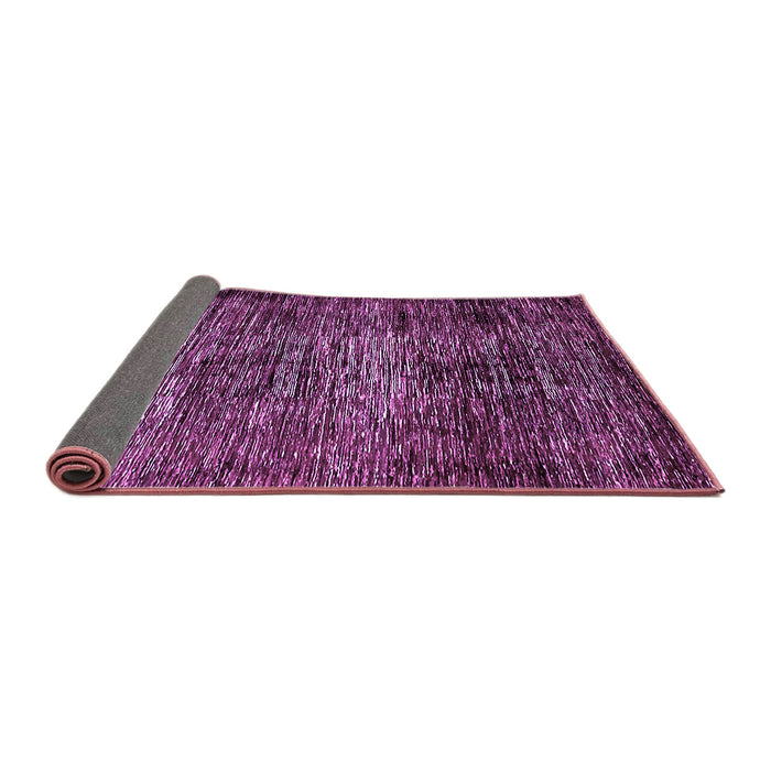 Sideview of Abstract Purple Modern Rug, abs424pur