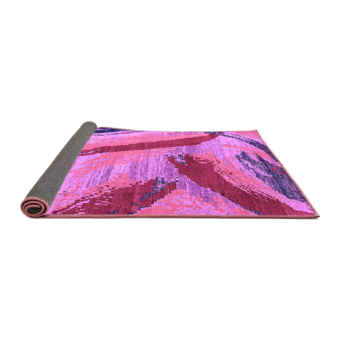 Sideview of Oriental Purple Modern Rug, abs4250pur
