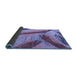 Sideview of Oriental Blue Modern Rug, abs4250blu