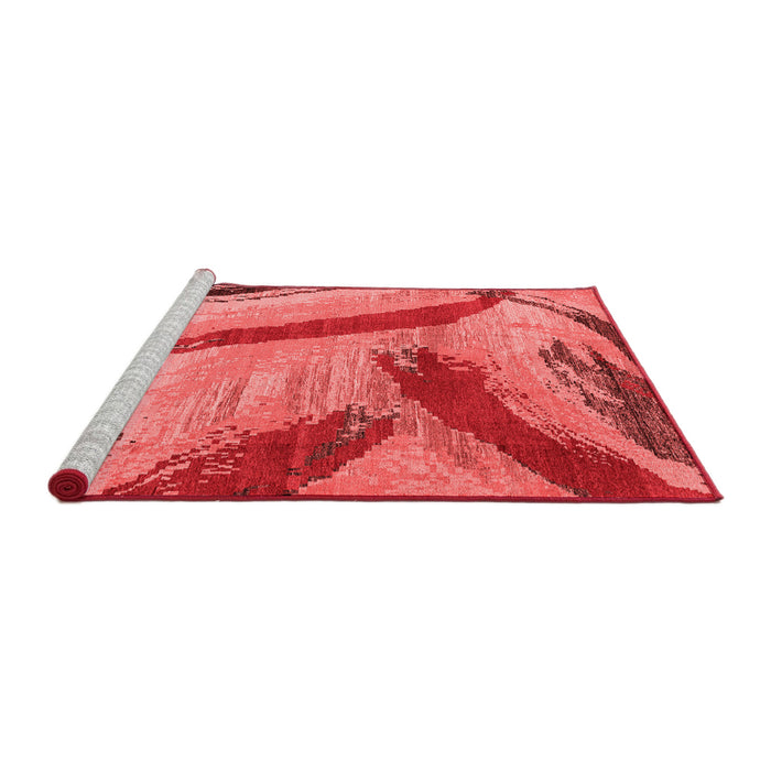 Modern Red Washable Rugs