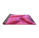 Sideview of Oriental Pink Modern Rug, abs4250pnk