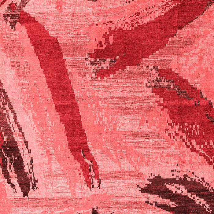 Oriental Red Modern Area Rugs