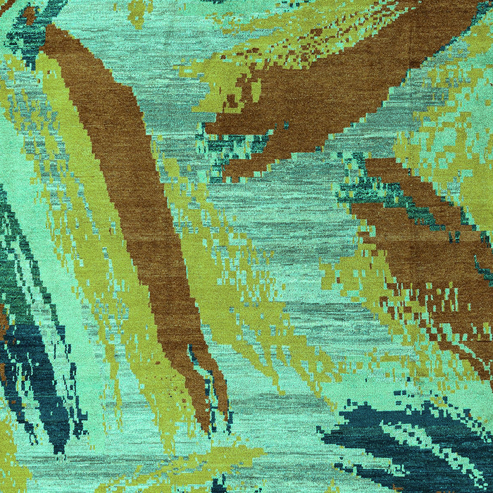 Oriental Turquoise Modern Rug, abs4250turq